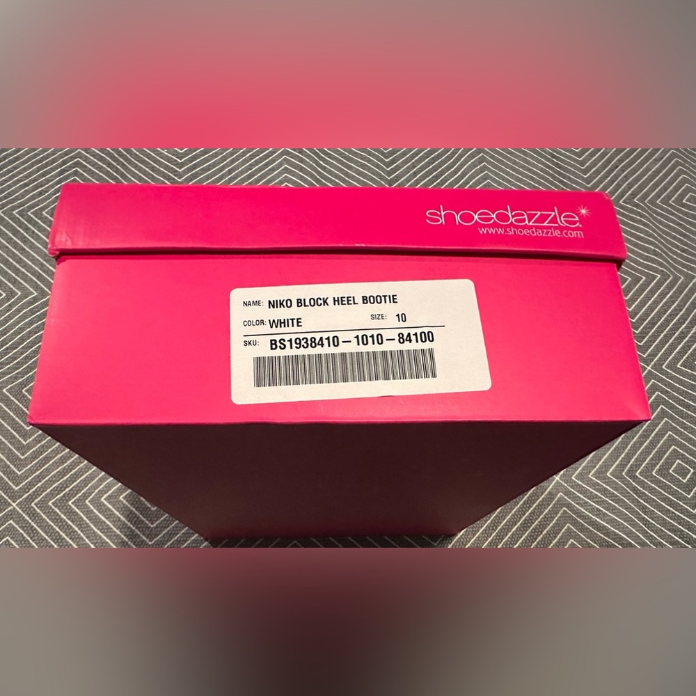 ShoeDazzle - Niko Croc Embossed Block Heel Ankle Bootie - Picture 10 of 12